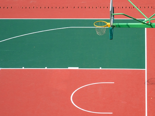 Silicon PU basketball court